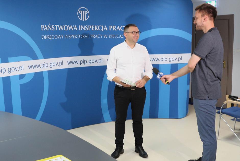 O bezpieczeństwie podczas prac w gospodarstwie rolnym w TVP 3 Kielce