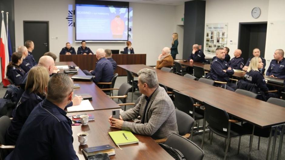 Szkolenie w Komendzie Miejskiej Policji w Kielcach