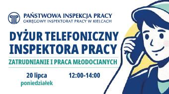Dyżur telefoniczny inspektora pracy – zatrudnianie pracowników młodocianych