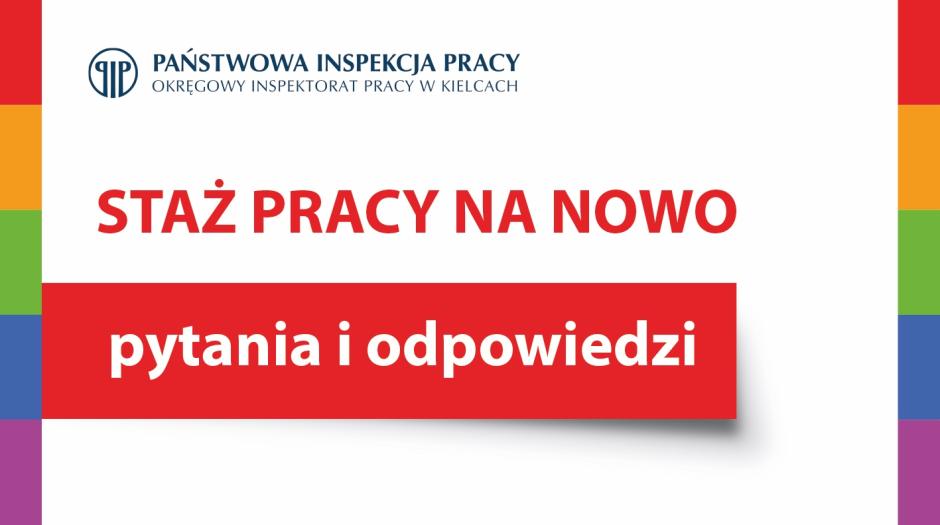 Staż pracy na nowo - pytania i odpowiedzi